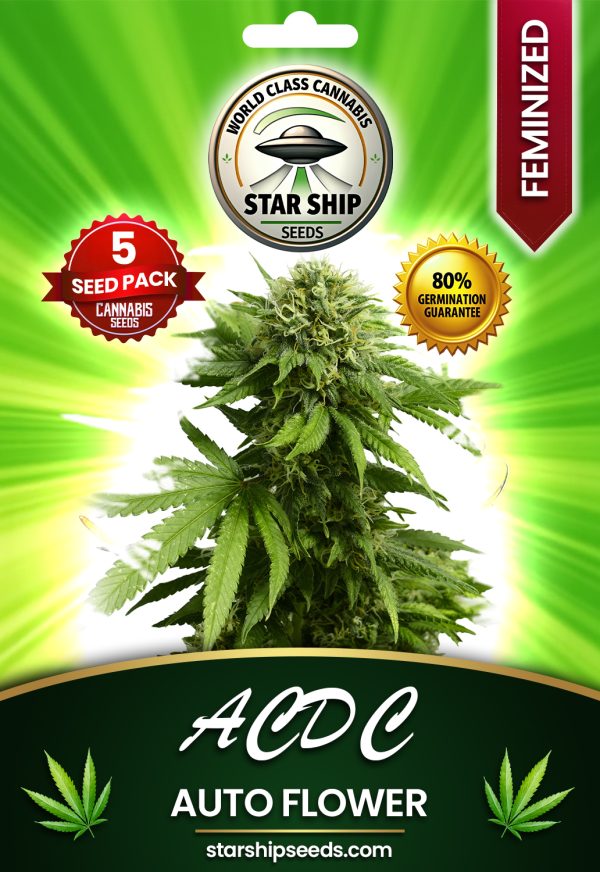 CBD ACDC Strain Autoflowering Marijuana Seeds