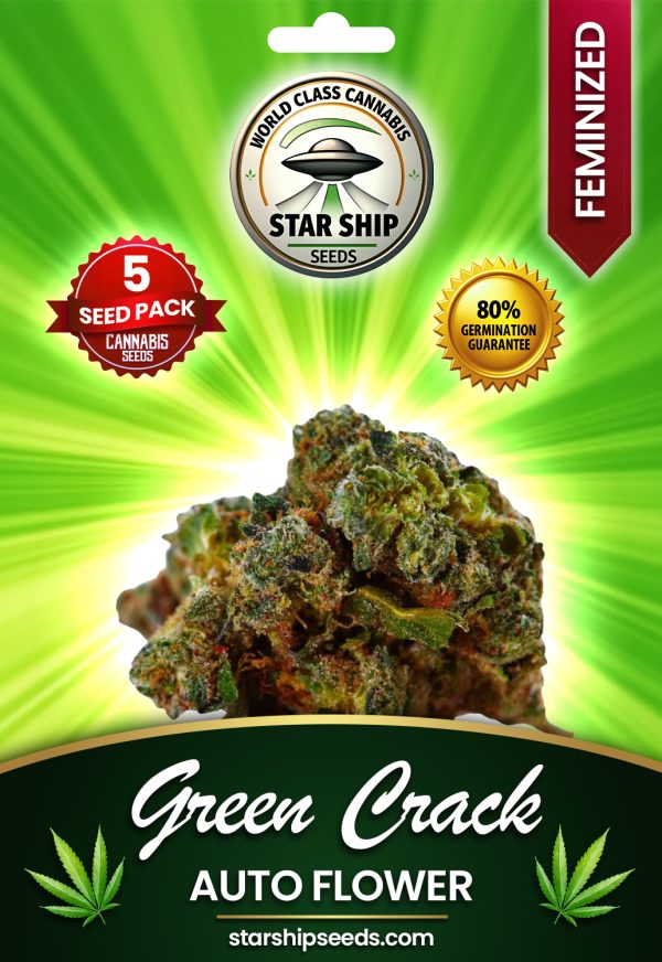 Green Crack Strain Autoflowering Marijuana Seeds